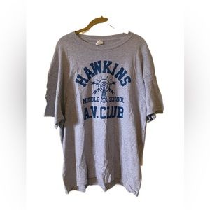 Stranger Things Hawkins A.V. Club Tee Size XL NWOT